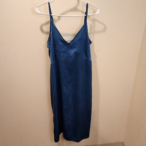 Urban Renewal Green Satin Recycled Cotton Night Gown size S/P - Picture 7 of 13